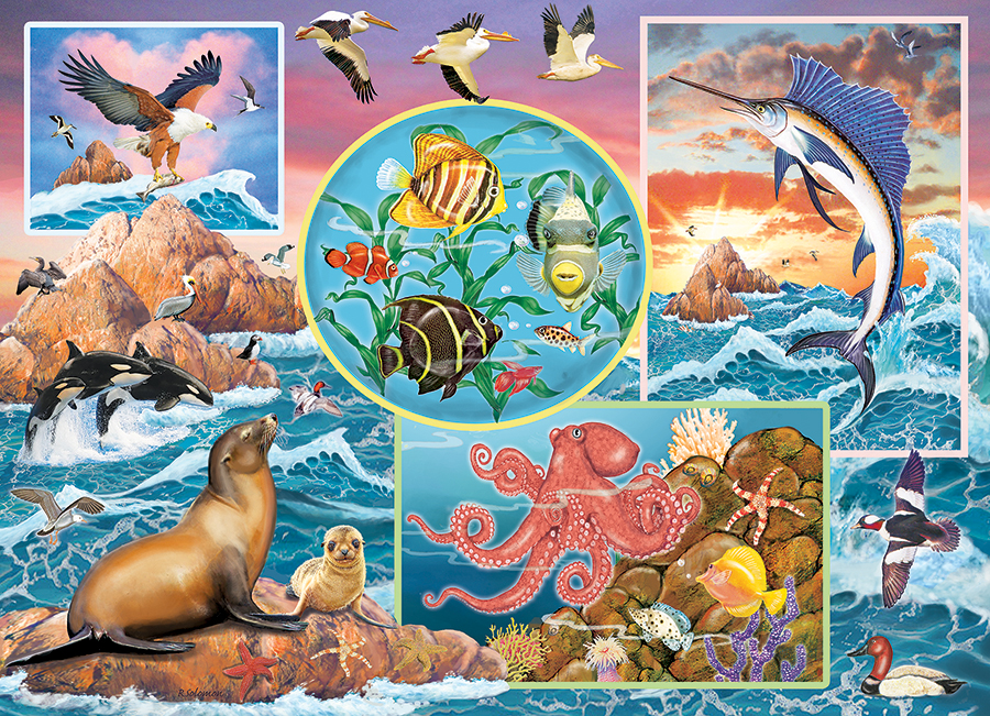 Cobble Hill Ocean Magic 350 Teile Puzzle Cobble-Hill-47003 von Cobble Hill