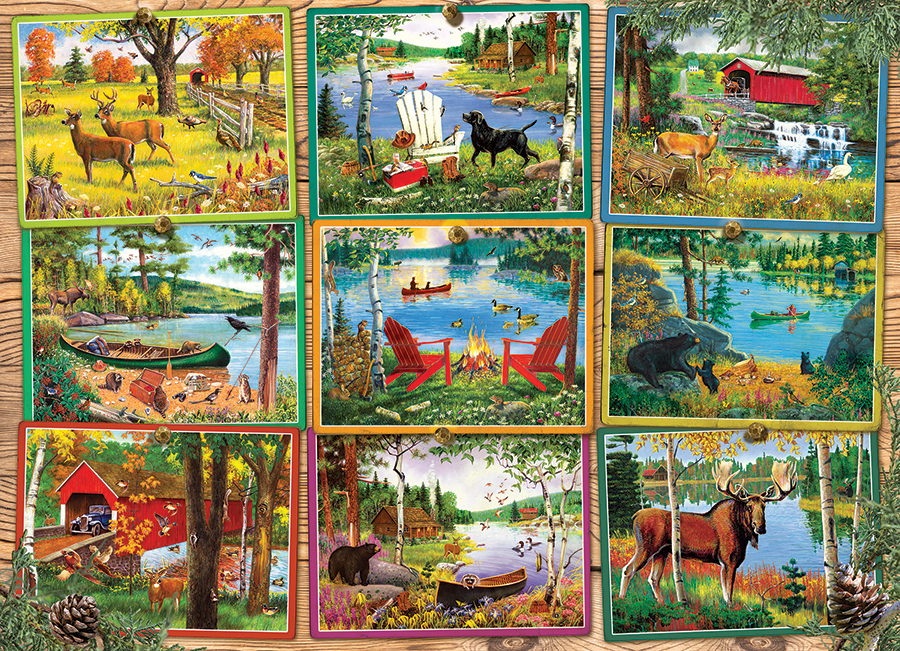 Cobble Hill Postcards from Lake Country 1000 Teile Puzzle Cobble-Hill-40231 von Cobble Hill