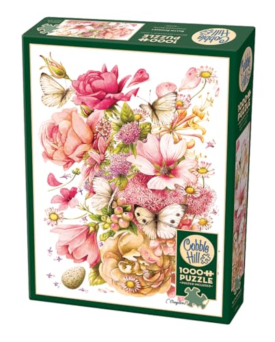 Cobble Hill Puzzle mit 1000 Teilen – Bastin Bouquet – Muster-Poster enthalten von Cobble Hill