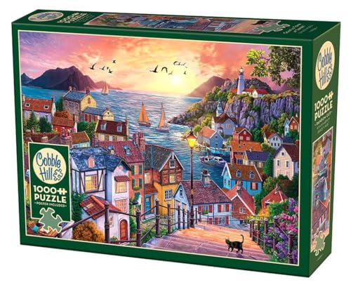 Cobble Hill Puzzle mit 1000 Teilen – Küstenstadt bei Sonnenuntergang – Beispielposter enthalten Cobble Hill Puzzle mit 1000 Teilen – Küstenstadt bei Sonnenuntergang – Beispielposter enthalten von Cobble Hill