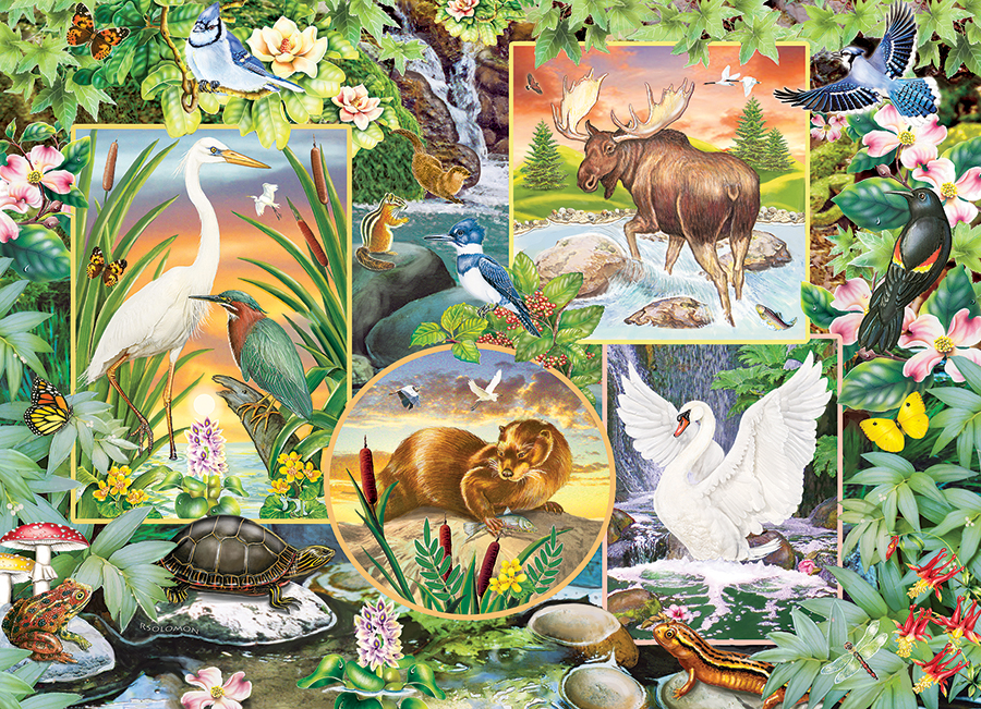 Cobble Hill River Magic 350 Teile Puzzle Cobble-Hill-47001 von Cobble Hill