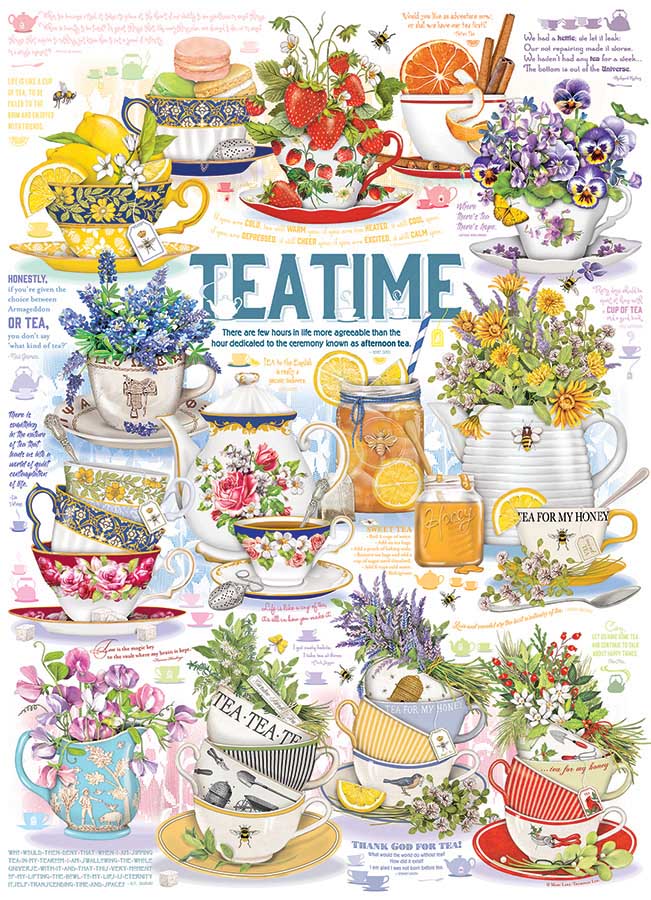 Cobble Hill Tea Time 1000 Teile Puzzle Cobble-Hill-40116 von Cobble Hill