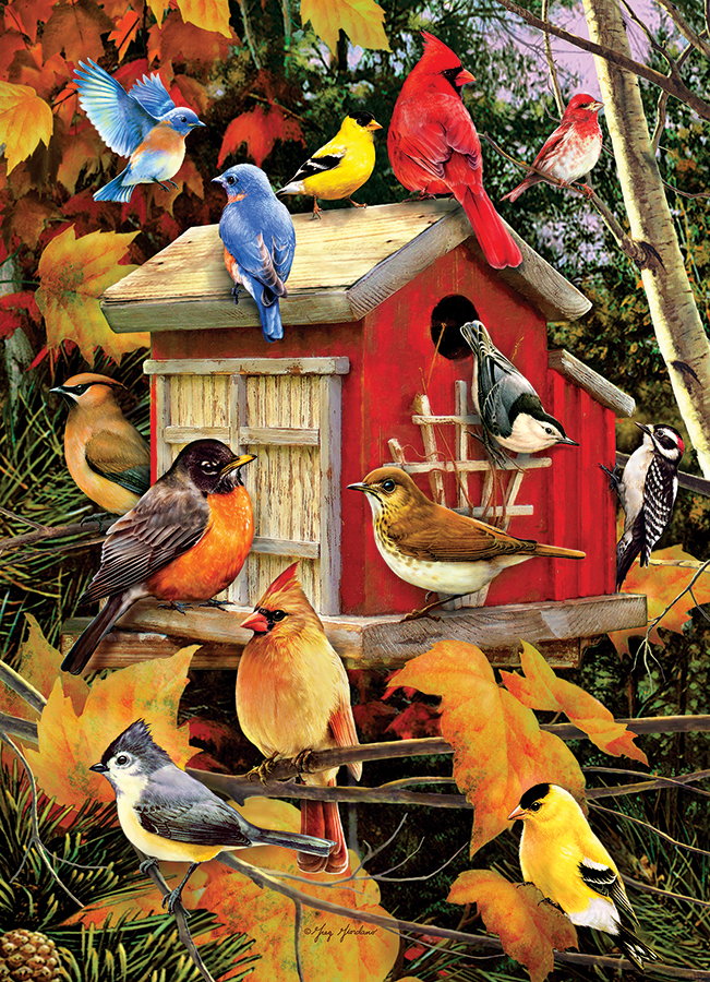 Cobble Hill XXL Teile - Fall Birdhouse 500 Teile Puzzle Cobble-Hill-45061 von Cobble Hill