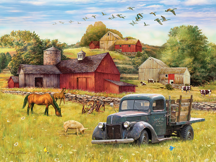 Cobble Hill XXL Teile - Summer Afternoon on the Farm 275 Teile Puzzle Cobble-Hill-48013 von Cobble Hill