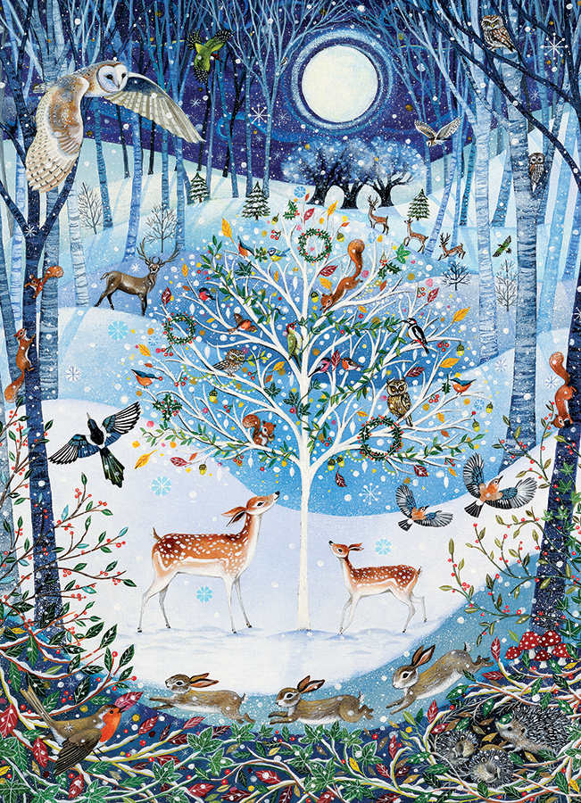 Cobble Hill XXL Teile - Winter Woodland 500 Teile Puzzle Cobble-Hill-45009 von Cobble Hill