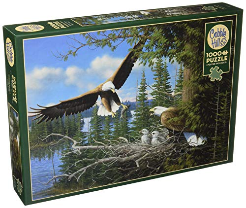 Cobblehill Puzzles, 1000 Stück, Nesting Eagles von Cobble Hill