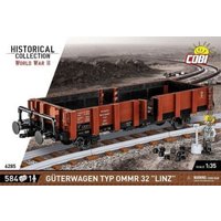 COBI Historical Collection 6285 - Güterwagen Typ OMMR 32 Linz, WWII, Bausatz 584 Klemmbausteine von Cobi GmbH