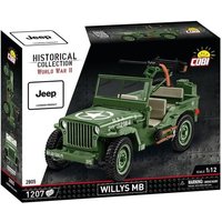 COBI Historical Collection 2805 - Willys MB, Jeep, WWII, 1:12 Bausatz, 1207 Klemmbausteine von Cobi GmbH