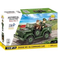 COBI Historical Collection 3111 - Dodge WC-56 Command Car, Bausatz 1:35, 208 Klemmbausteine/2 Spielfiguren von Cobi GmbH