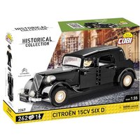 COBI 2267 - Historical Collection, Citroen 15CV SIX D, Bausatz, 262 Teile, 1 Figur von Cobi GmbH