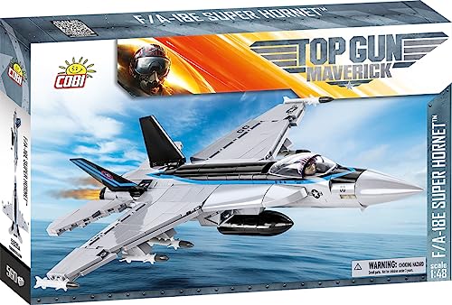 Cobi GmbH 5805 58050 Top Gun F/A-18e Super Hornet Limited Edition, Silber von COBI