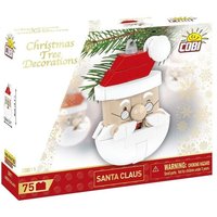 COBI 20011 - Weihnachtsmann, Christbaumschmuck, Bausatz 75 Klemmbausteine von Cobi