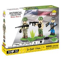 COBI 2048 3 Figuren D-Day 1944 von Cobi