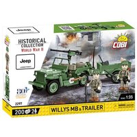 COBI 2297 1:35 Willys MB & Trailer von Cobi