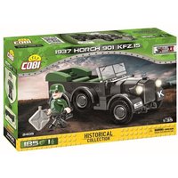 COBI 2405 - Historical Collection, 1937 HORCH 901 KFZ.15, Geländewagen, 185 Klemmbausteine 1 Figur von Cobi GmbH