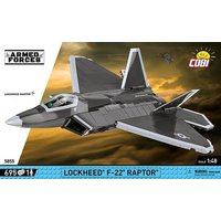 COBI Armed Forces 5855 - Lockheed F-22 Raptor, Lockheed Martin, Kampfflugzeug, Bausatz von Cobi GmbH