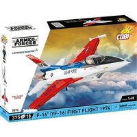 COBI Armed Forces 5892 - F-16 (YF-16) First Flight 1974, Kampf- und Angriffsflugzeug, Bausatz 1:48, 375 Bauteile von Cobi