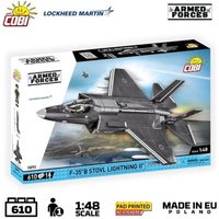 COBI Armed Forces 5895 - F-35 B Stovil Lightning II, 1:48 Bausatz, 610 Klemmbausteine, 1 Figur von Cobi