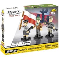 COBI Historical Collection 2057 - Warsaw Uprising 1944, 3 Figuren, Warschauer Aufstand, WWII, 35 Bauteile von Cobi