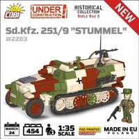 COBI Historical Collection 2283 - SD.KFZ.251/9 Halbkettenfahrzeug Stummel, von Cobi GmbH