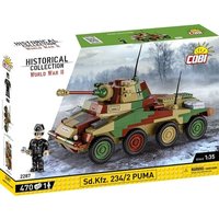 COBI Historical Collection 2287 - Sd.Kfz. 234/2 PUMA, WWII, Panzer, Bausatz, 1:35, 470 Klemmbausteine von Cobi GmbH