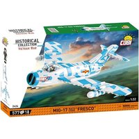 COBI Historical Collection 2424 - MiG-17 NATO Code Fresco, Jagdflugzeug, Vietman War, 577 Klemmbausteine von Cobi