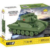 COBI Historical Collection 3092 - T-34-85 Panzer, WWII, 1:72 Bausatz, 110 Teile von Cobi