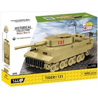 COBI Historical Collection 3095 - Tiger I 131 Panzer, WWII, Maßstab 1:72, Bausatz, 144 Teile von Cobi