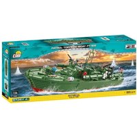 COBI Historical Collection 4825 - Patrol Torpedo Boat PT-109, Bausatz 3726 Klemmbausteine 4 Figuren von Cobi GmbH