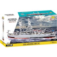 COBI Historical Collection 4843 - USS Arizona (BB-39), Schlachtschiff, WWII, Bauset von Cobi