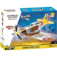 COBI Historical Collection 5734 - Dewoitine D.520, Jagdflugzeug, WWII, Bauset von Cobi