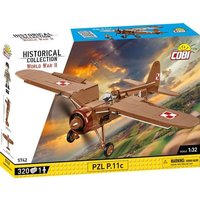 COBI Historical Collection 5742 - PZL P.11c Flugzeug WWII, 320 Klemmbausteine von Cobi