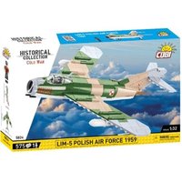 COBI Historical Collection 5824 - Lim-5 Polish Air Force 1959, Kampfflugzeug, Cold War, Bauset von Cobi