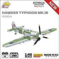 COBI Historical Collection 5864 - Hawker Typhoon NK.IB, WWII, 190 Klemmbausteine von Cobi GmbH