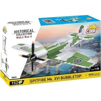 COBI Historical Collection 5865 - Spitfire Mk. XVI Bubbletop, Flugzeug WWII, Bausatz 152 Klemmbausteine von Cobi GmbH