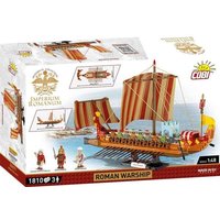 COBI Imperium Romanum 20071 - Roman Warship, Römisches Kriegsschiff, Bausatz, 1810 Klemmbausteine/3 Figuren von Cobi