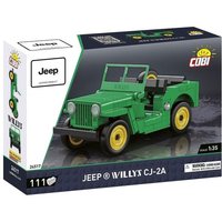 COBI Jeep 24517 - Jeep Willys CJ-2A, Bausatz 1:35, 111 Klemmbausteine von Cobi