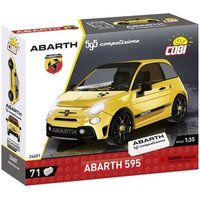 COBI Youngtimer 24601 - Fiat Abarth 595, Bausatz 1:35, 71 Teile, Klemmbausteine von Cobi