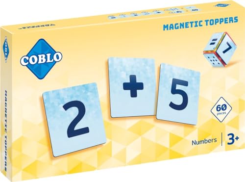 Coblo Magnetisches Zahlen 60 Stück - Magnetspielzeug - Geschenk 3 Jahre - Montessori-inspiriertes - Fördert Kreativität & Lernfähigkeiten - STEAM-Bildung - Spielzeug Ab 3 Jahren von Coblo