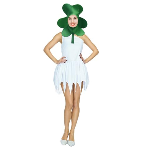 CocMouse Weihnachtskostüme für Erwachsene Frauen Männer Lustiges Weihnachtsbaum Outfit Xmas Cosplay Maskerade Rollenspiel Party Requisiten (Christmas Leaves Hat, One Size) von CocMouse