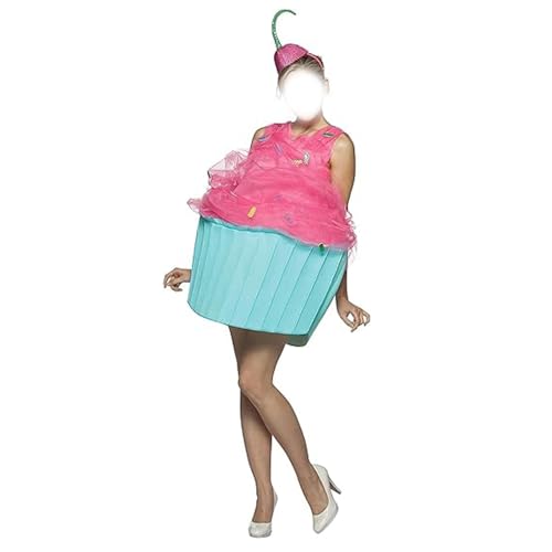 Eiscreme-Kostüme für Damen, Halloween, Cosplay, Anzug, Kleider mit Hut für Rollenspiele, Party, Cosplay, Outfits (Eiscreme, Einheitsgröße) von CocMouse