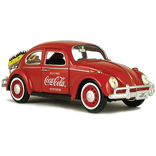 Coca-Cola 424067 1:24 1966 VW Käfer mit Heckgepäckträger Kisten von Coca-Cola