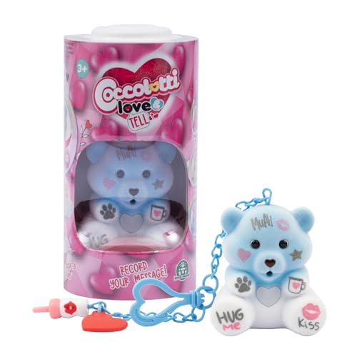 Coccolotti, Love & Tell, interaktiver Bär mit Licht- und Soundeffekten, Modell Sky, für Kinder ab 3 Jahren, CCL154 von Coccolotti