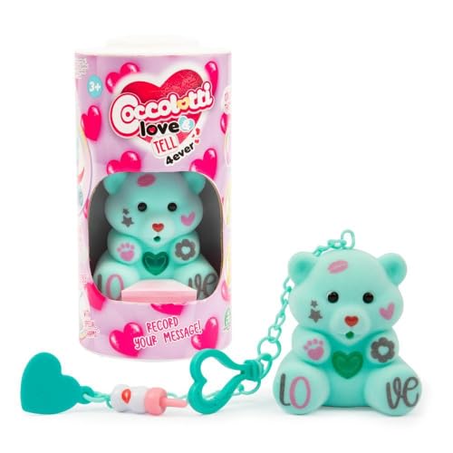 Coccolotti Love&Tell 4ever - Aquamarin-Bär, mit Aufnahmefunktion und Schlüsselanhänger, interaktive Tiere Spielzeug, für Kinder ab 4 Jahren, wertvolle Spiele Coccolotti Love&Tell 4ever - Aquamarin-Bär, mit Aufnahmefunktion und Schlüsselanhänger, interaktive Tiere Spielzeug, für Kinder ab 4 Jahren, wertvolle Spiele von Coccolotti