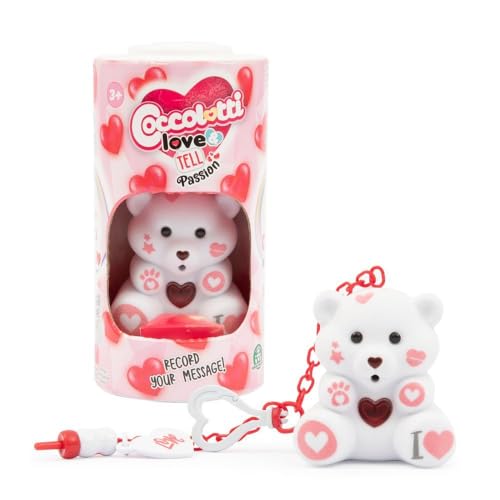 Coccolotti Love&Tell Passion - Weißer Bär, mit Aufnahmefunktion und Schlüsselanhänger, interaktive Tiere Spielzeug, für Kinder ab 4 Jahren, wertvolle Spiele Coccolotti Love&Tell Passion - Weißer Bär, mit Aufnahmefunktion und Schlüsselanhänger, interaktive Tiere Spielzeug, für Kinder ab 4 Jahren, wertvolle Spiele von Coccolotti