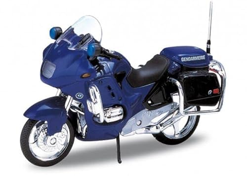 1996 BMW R1100 RT Gendarmerie Blue 1:18 Welly 12150 von Cochesdemetal