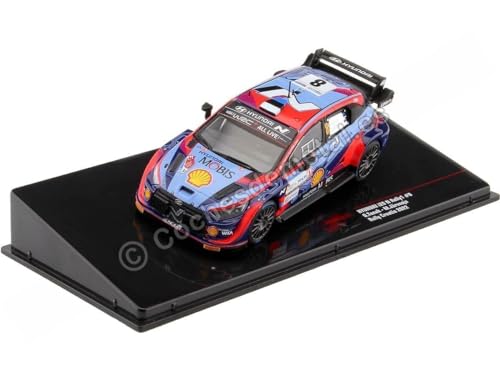 Kompatibel für Hyundai i20 N Rally1 Nº8 Tanak/Jarveoja Rally Kroatien 1:43 IXO Models RAM850.22 von Cochesdemetal