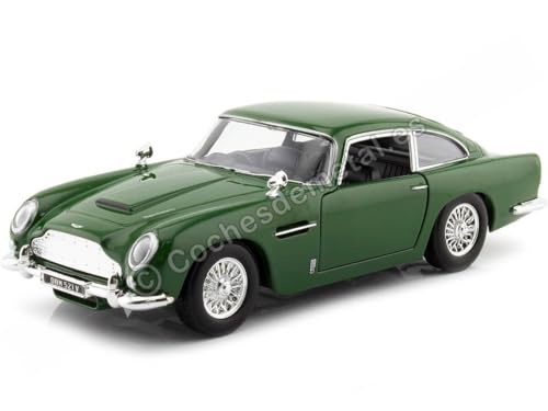 Kompatibel mit 1964 Aston Martin DB5 Green Racing 1:24 Motor MAX 79375 von Cochesdemetal