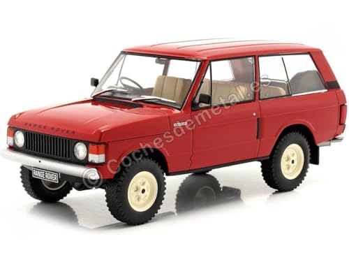 Kompatibel mit 1972 Land Rover Range Rover 3.5 V8 Rot 1:24 Whitebox 124071 von Cochesdemetal