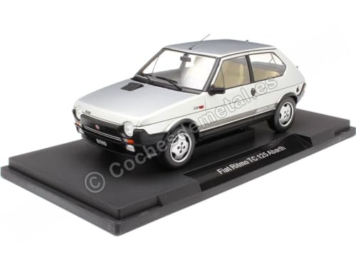 Kompatibel mit 1981 FIAT Ritmo TC 125 Abarth 2000 (Seat Ritmo) Silber 1:18 MC Group 18417 von Cochesdemetal